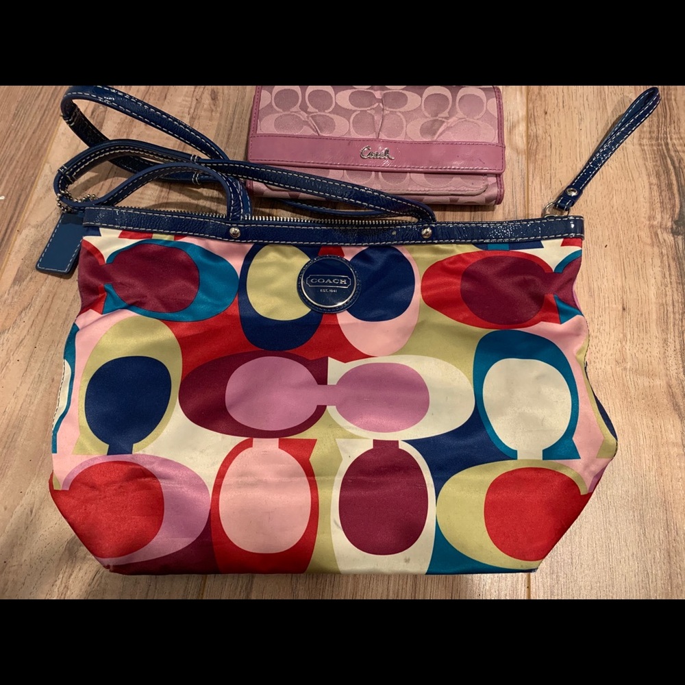 Coach wallet and bag